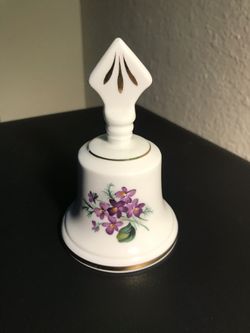 Bountess fine bone china floral bell