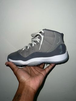 Jordan 11 cool greys(gs ) and Jordan 4 Frozen moments