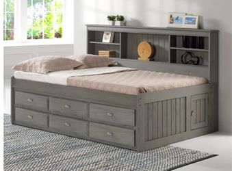 Bed Frame With Shelves