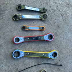 5pieace Ratchet Wrench Set 