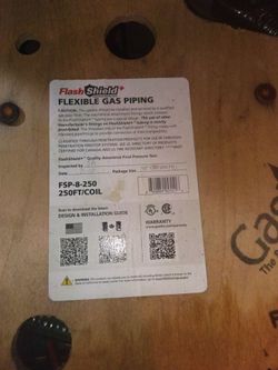 FlashShield+ Flexible Gas Piping 1/2" 250 FT Coil