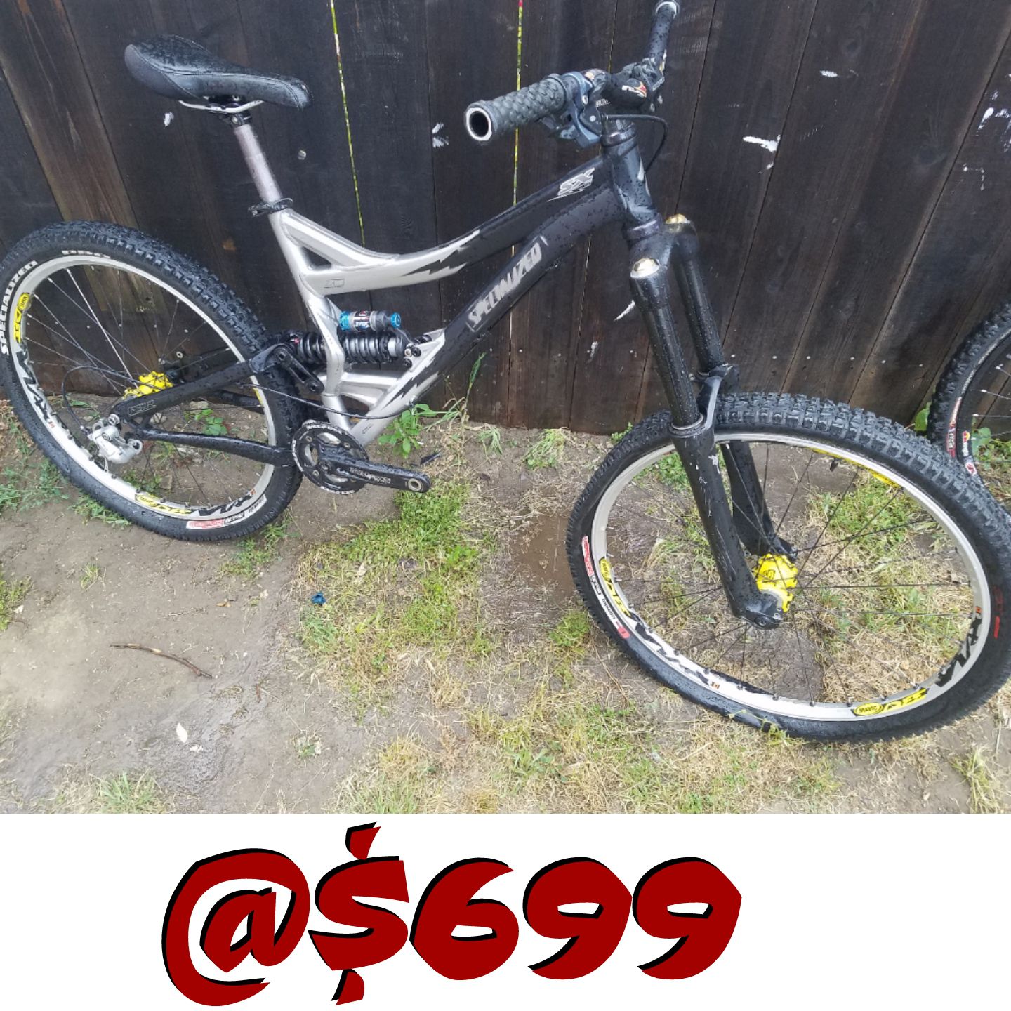 SPECIALIZED SX TRAIL II DH FR AM FULL SUSPENSION MOUNTAIN BIKE