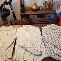 X3 Large Hollister Men's Dress Shirts 