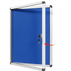 SWANCROWN Lockable Notice Board, Trading Card Dispay