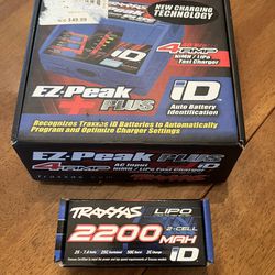 Traxxas EZ Peak Charger And Battery 