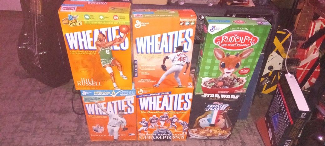 Lot Of 8 Factory Sealed Collectable Cereal Box Deal