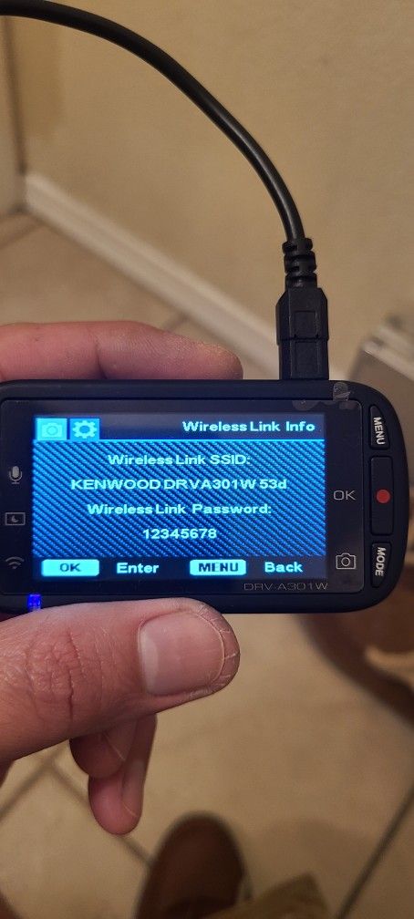 Kenwood Dash Camera Full GpS $70