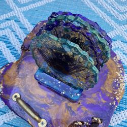 Resin Coasters Many To Choose From , With The Stands 