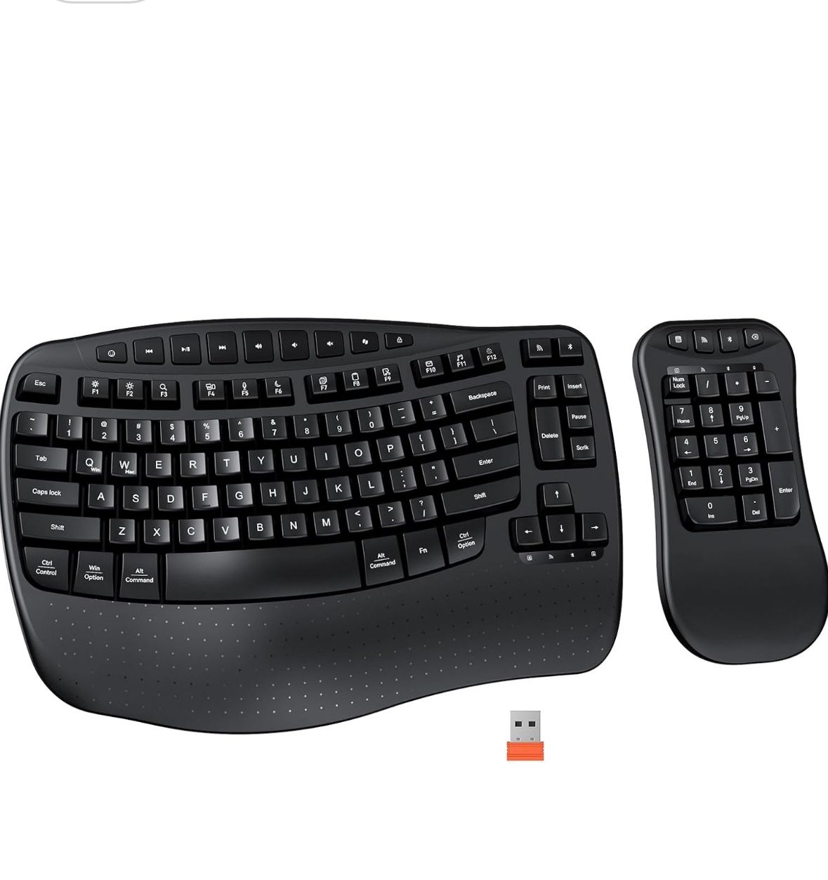 New Ergonomic Wireless Keyboard(Unopened Box)