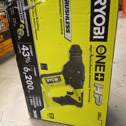 RYOBI ONE + HP 18V Compact Brushless 5/8" SDS-Plus Rotary Hammer. Tool-Only 