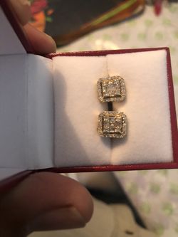 Diamond Earrings 2 Karat Stones