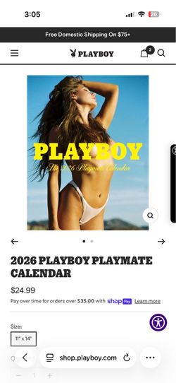 2026 playboy calendar