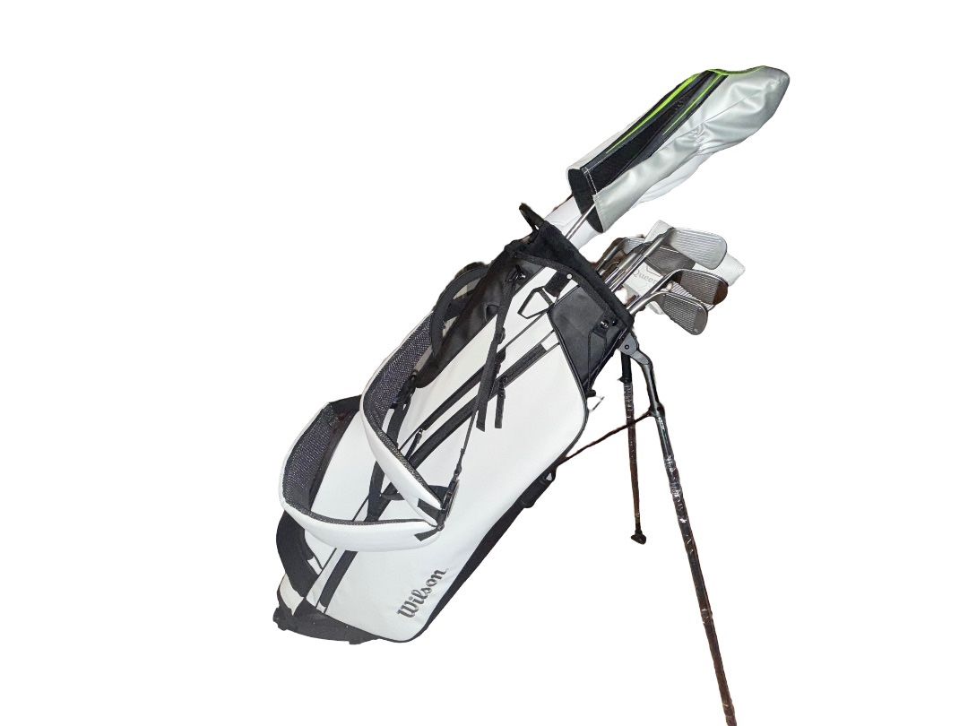 2026 Wilson Leather Bag (Black & White)