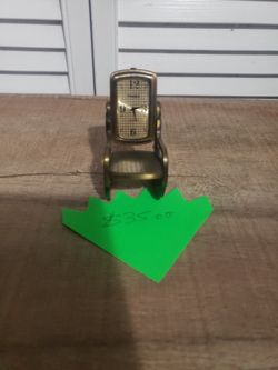 Miniature Rocking Chair Clock