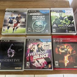 PS3 Games Bundle All $20