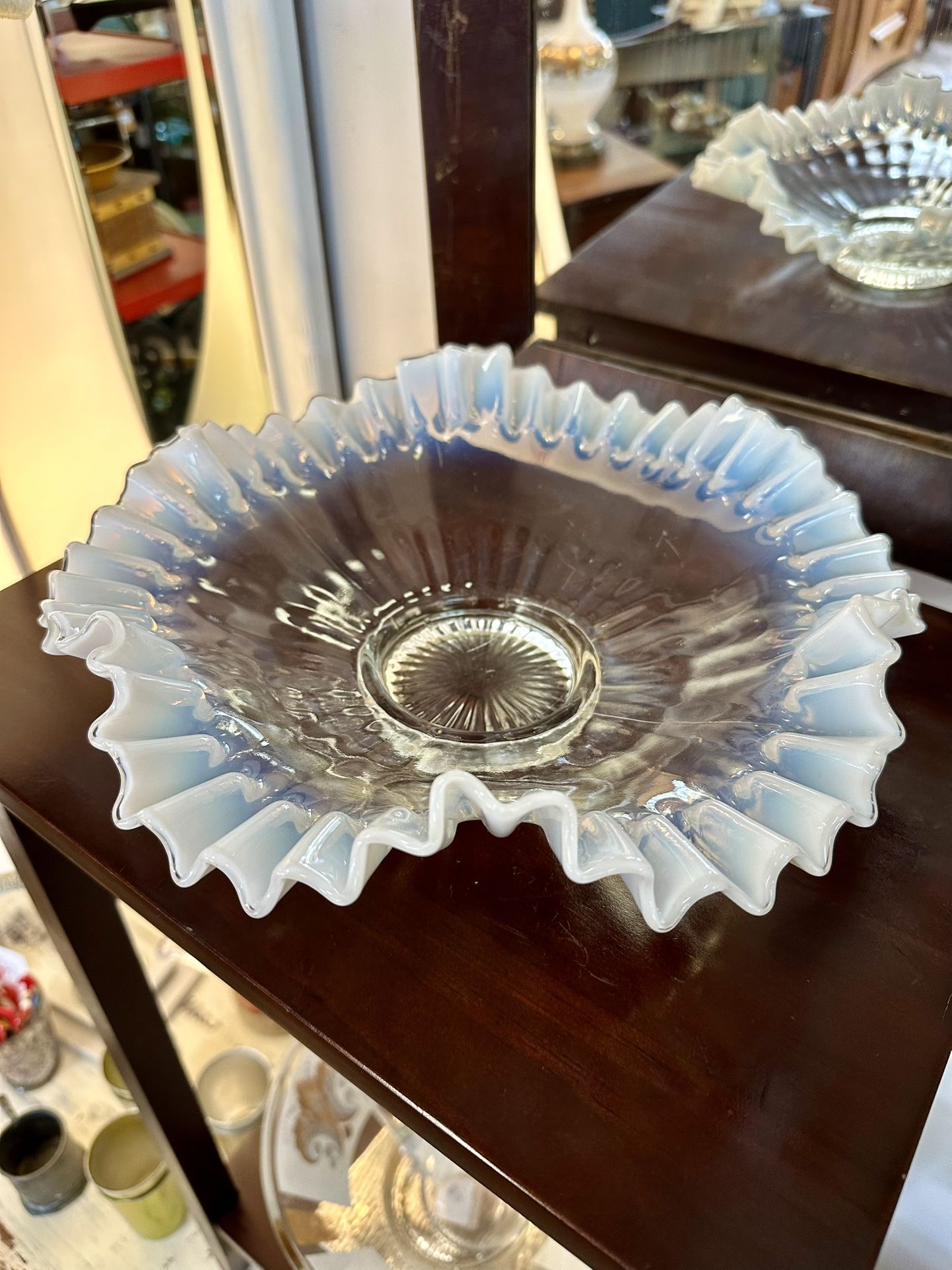 Large Fenton Silvercrest Bowl