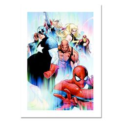 Marvel Comics, "Siege #4" Numbered Limited Edition Canvas by Olivier Coipel with COA.