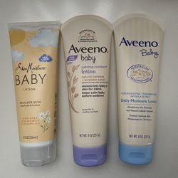 Aveeno or Shea Moisture baby lotion