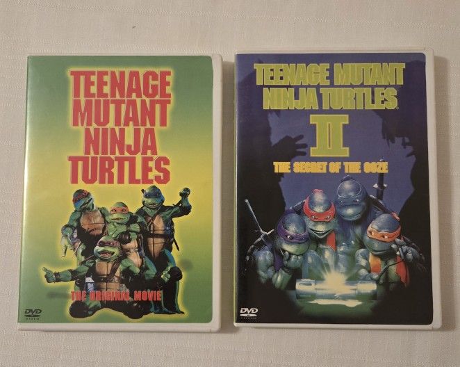 TEENAGE MUTANT NINJA TURTLES DVD'S