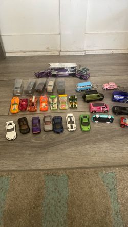 Hot wheels toy car lot