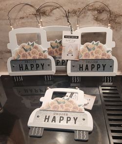 Choose Happy Wall Sign