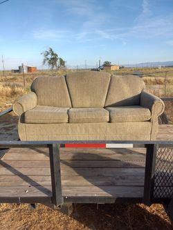 Small sofa hide a bed couch loveseat fold out rv 5th wheel couch