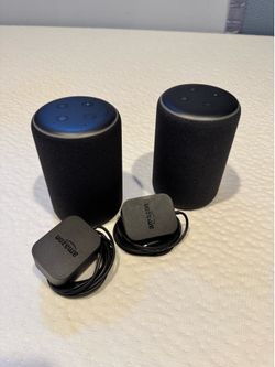 TWO Amazon Echo Plus (2nd Gen) Speakers