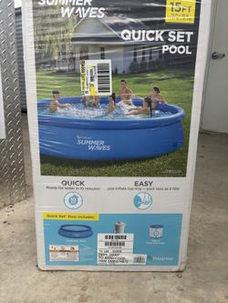 Summer Waves 15ft x 36in Quick Set Pool (New)