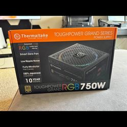 Thermaltake Toughpower Grand RGB 750W 80+ Gold Smart Zero 256-Color TPG-0750F-Râ„¢