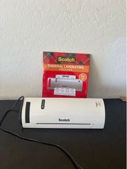 Scotch Thermal Laminator with Laminating Pouches