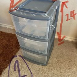 plastic drawers