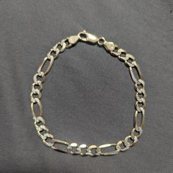 14k Gold Figaro Bracelet 