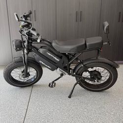 2025 HappyRun G70 2000W Dual Battery E-Bike – Only 40 Miles