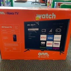 ONN ROKU TV 32 Open box w/ warranty