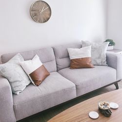 2 Gray Sofa Couches
