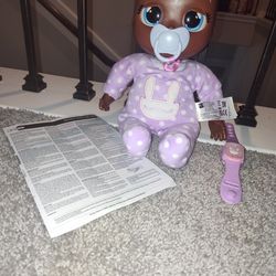 Crying baby doll with all accessories