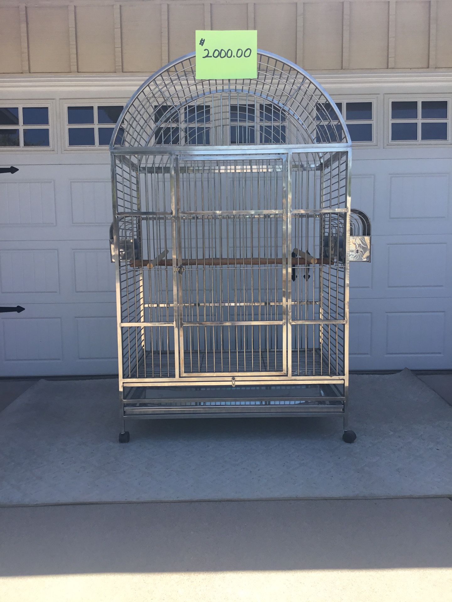 XX Large Stainless Steel Macaw / Parrot Cage 