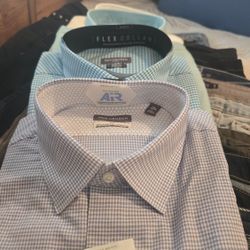 4 Brand New Mens Collar Shirts St. Johns Bay Large Size 