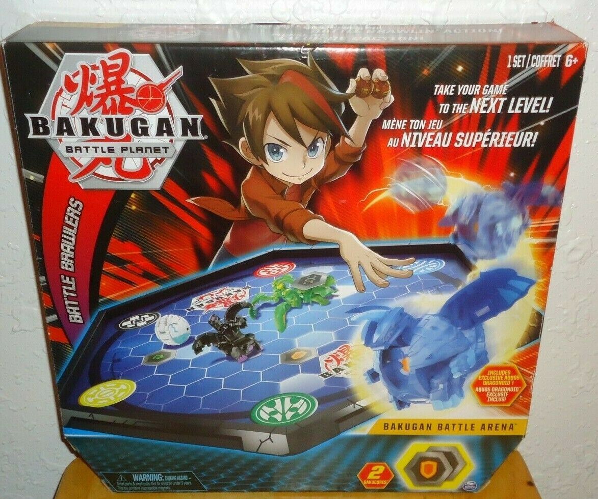 Bakugan Battle Planet Brawlers Arena Set includes Aquos Dragonoid ...