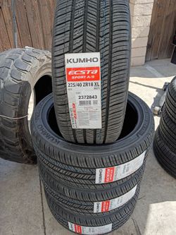 225/40R18 KUMHO ECSTA SPORT A/S New tires and for 4 llantas nuevas instaladas y balanceadas open day 7