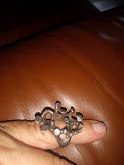 Vintage Taxco Silver Ring Pre Columbian Inspired