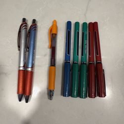 Gel Pens Lot x8 - Pilot & Pentel