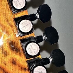 Guyker 6 Inline Loking Tuners Black