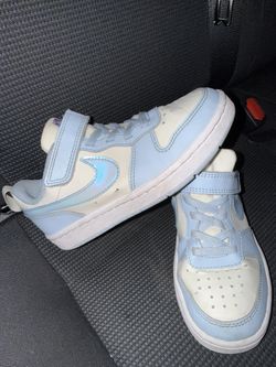 Kids Nike Sneakers Size 12C Light Blue & White