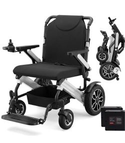 Folding Electric Power Wheelchair with Joystick