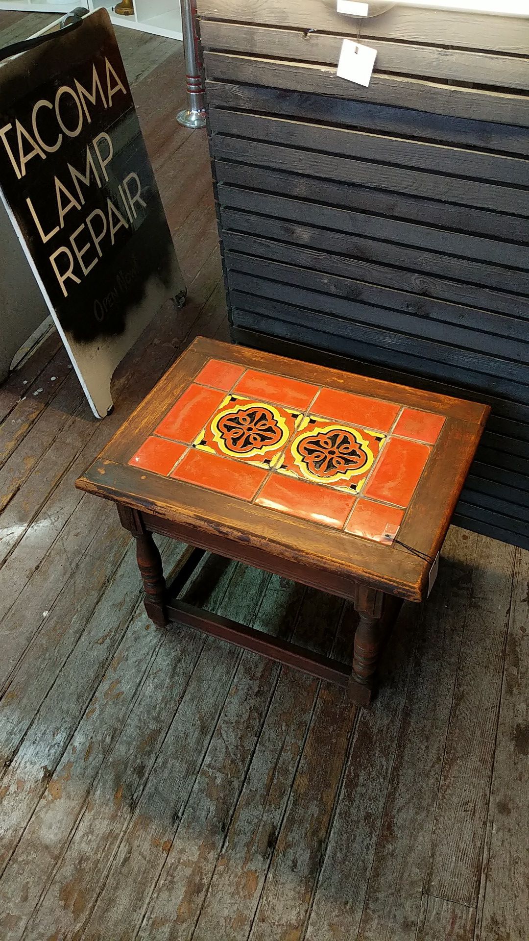 1930's or 1940's California tile end table