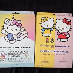 The Creme shop Hello Kitty mask , Lip Balm And Gudetama Cream