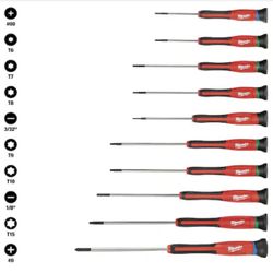 Milwaukee Precision Combination Screwdriver Set (10-Piece