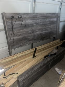Wayfair Driftwood Gray Queen Bed Frame With Storage