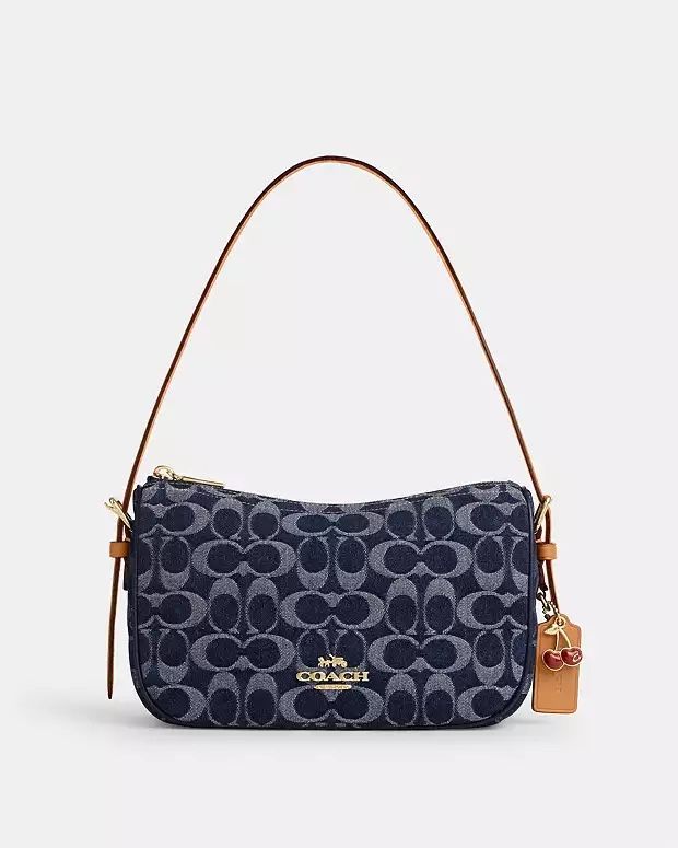 Coach Kailey Denim Shoulder Bag 